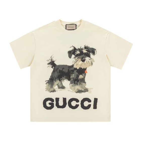 Gucci Early Spring Collection High-Weight Short-Sleeve